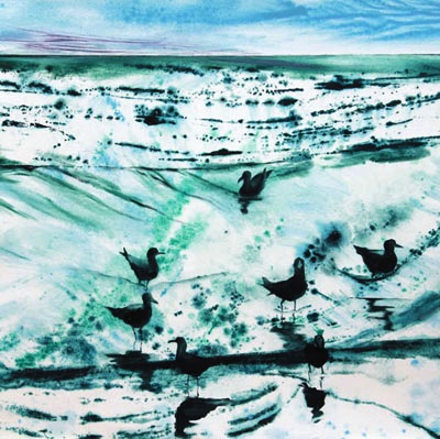 oceanscape 8
12 x 12 
oil on paper on aluminum